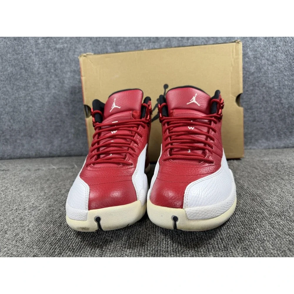 Nike Air Jordan 12 Retro Gym Red Shoes Mens 10 Red White Basketball 130690 600